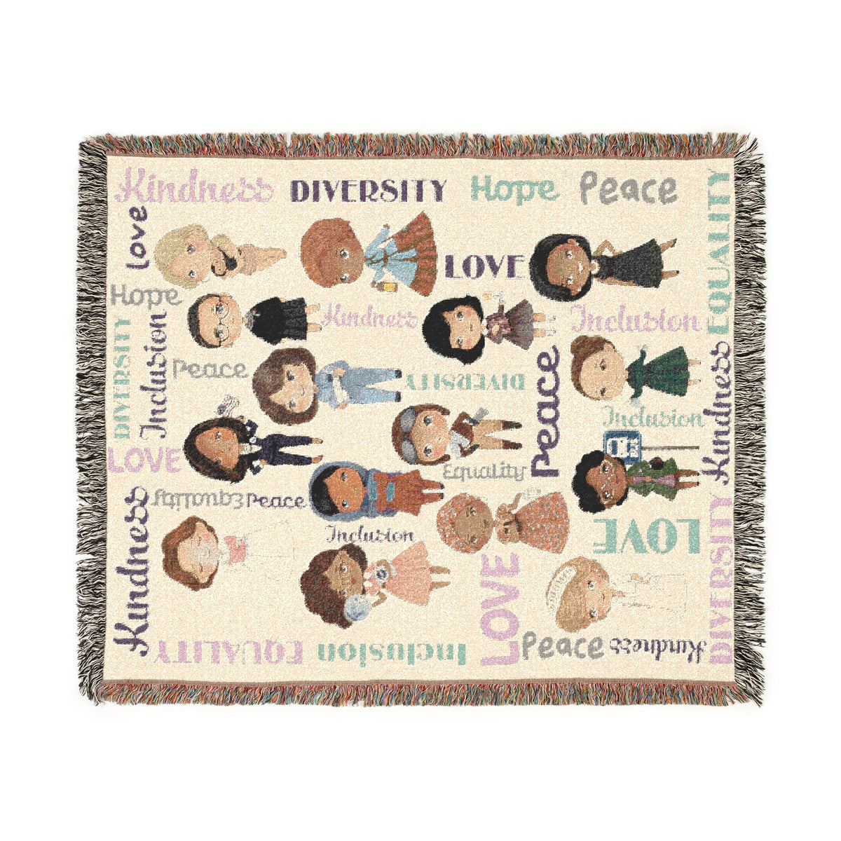 Historic Women Equality Woven Blanket