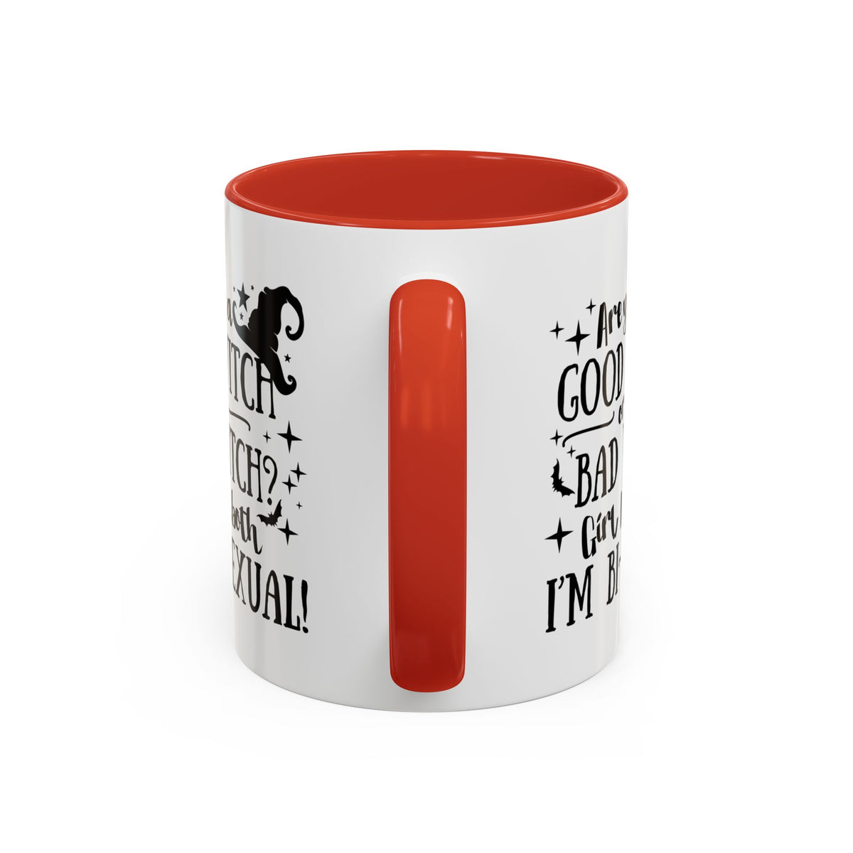 Good Witch Bad Witch Bi-Hexual Accent Coffee Mug (11, 15oz)