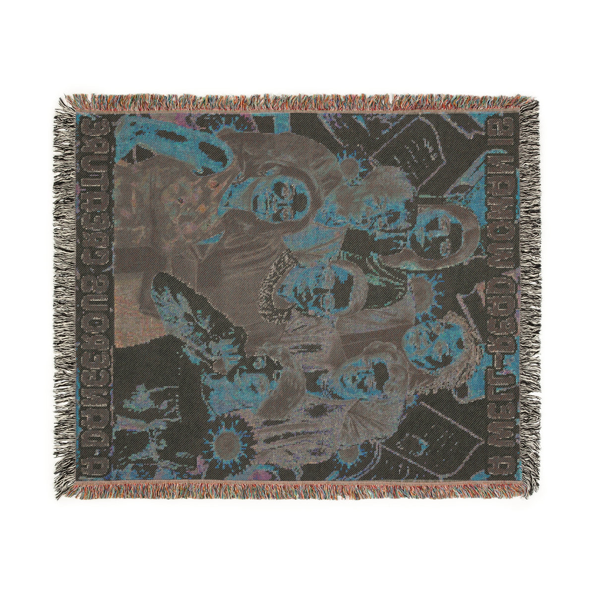 Well Read Woman Woven Blanket