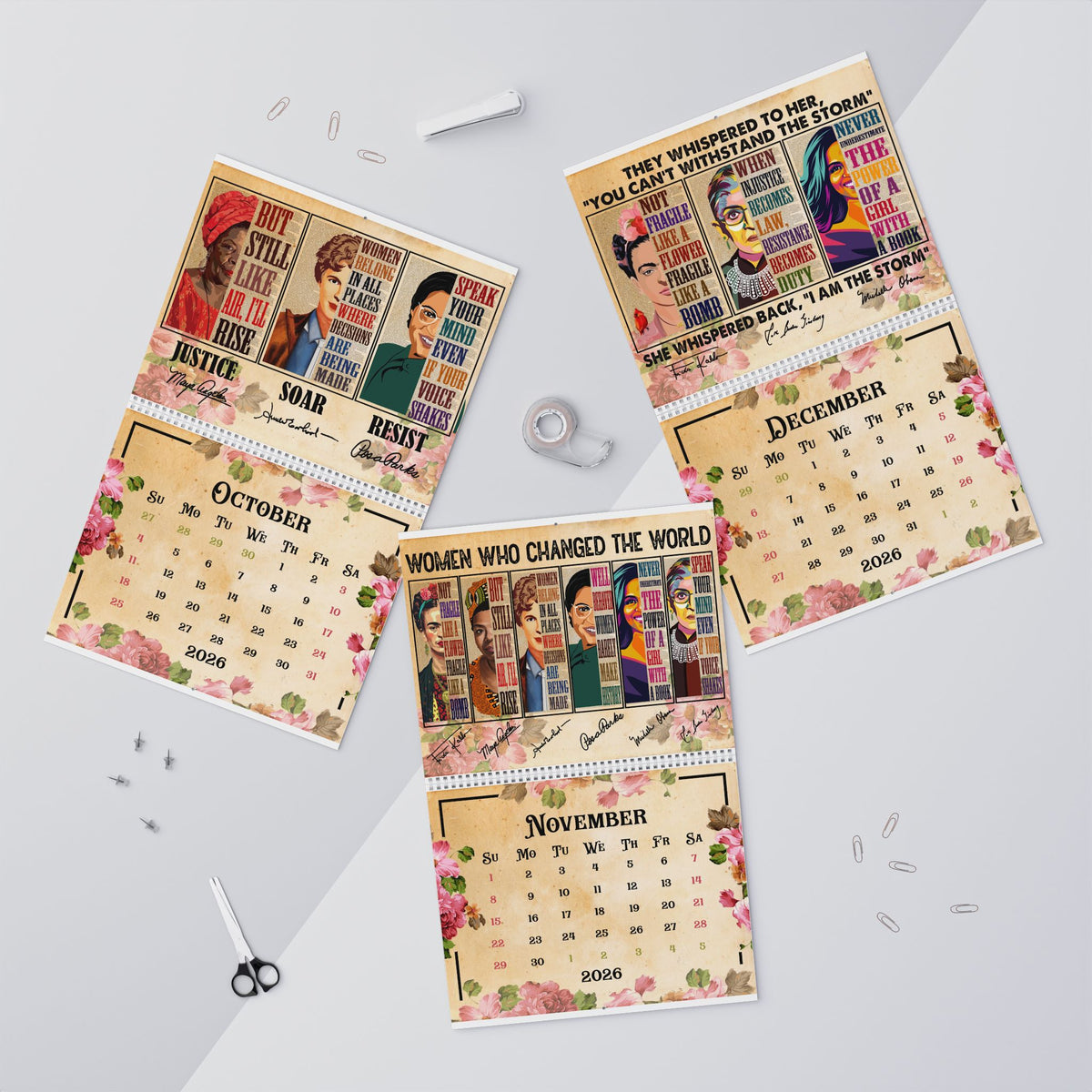 2026 Women Empowerment Wall Calendar