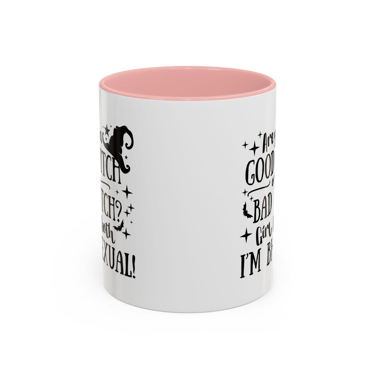 Good Witch Bad Witch Bi-Hexual Accent Coffee Mug (11, 15oz)