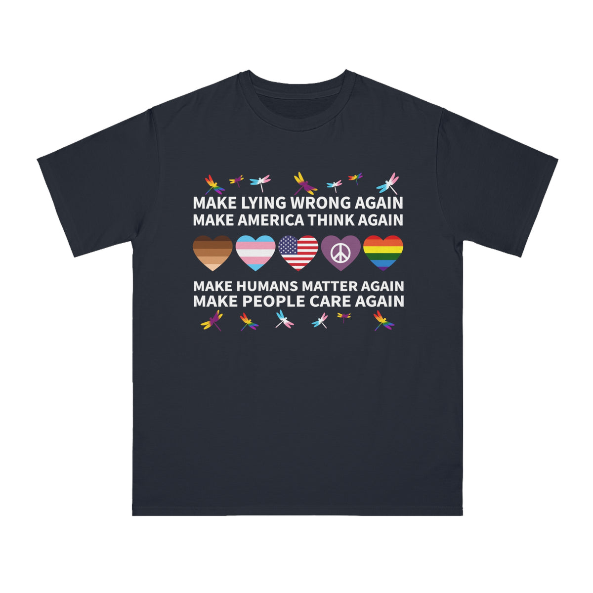 Make America Think Again Organic T-Shirt