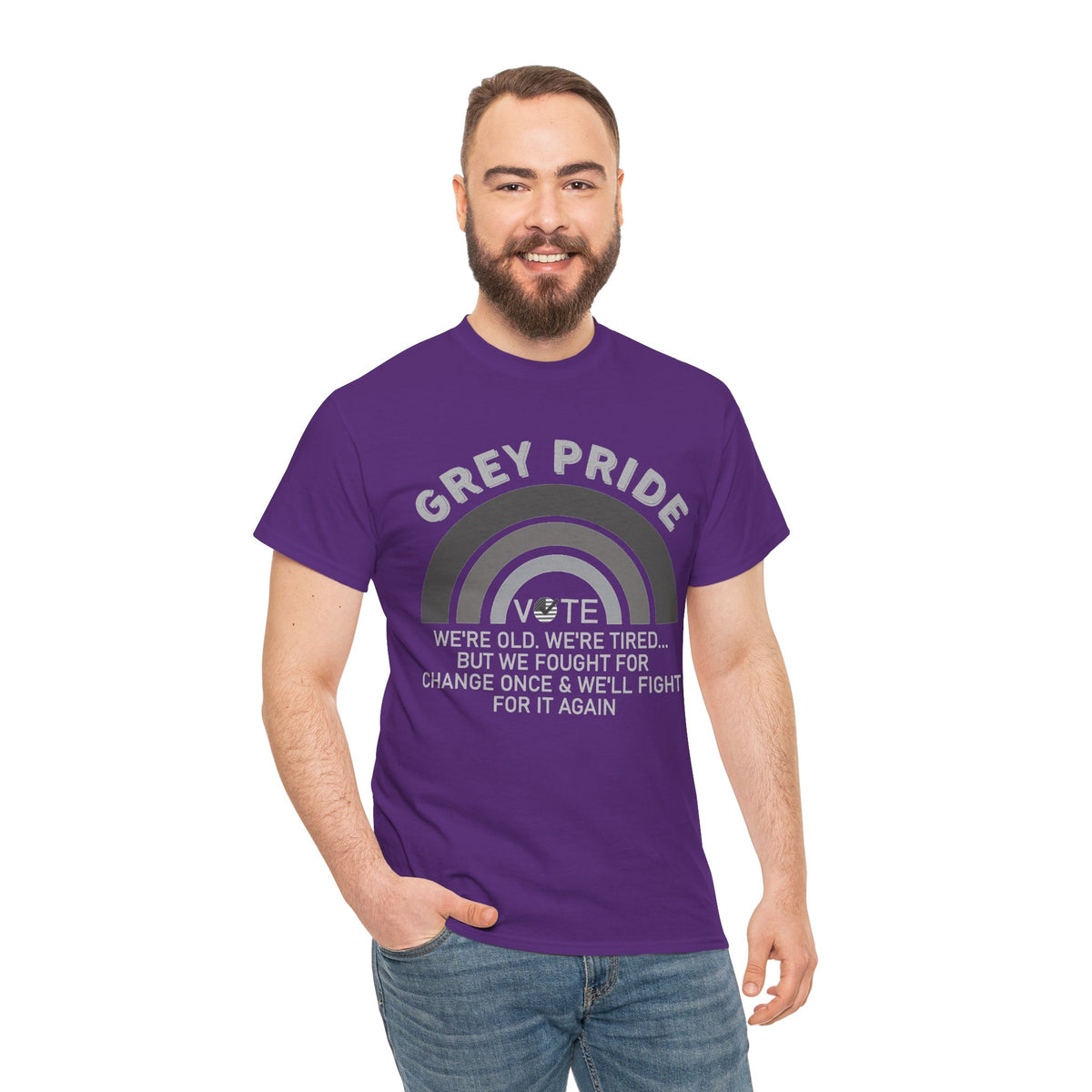 Grey Pride We’ll Fight For Change Again Shirt