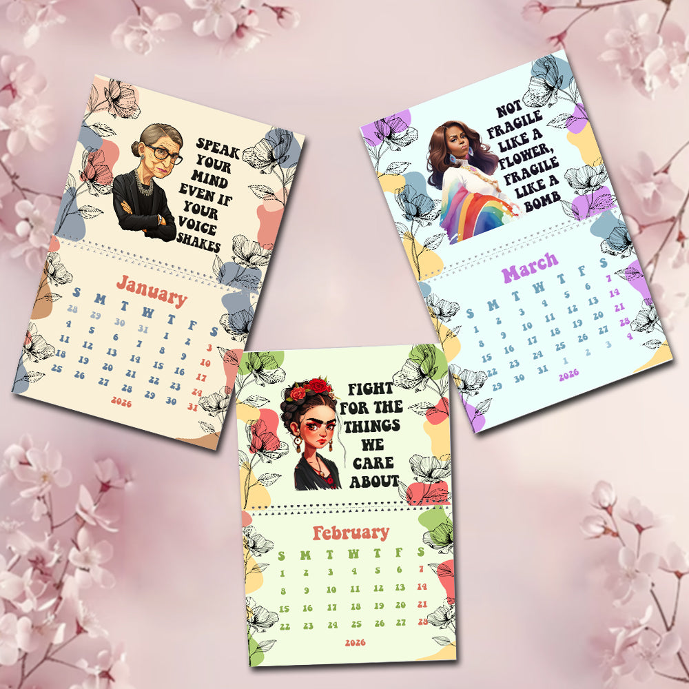 Women Who Can Change History 2026 Wall Calendar