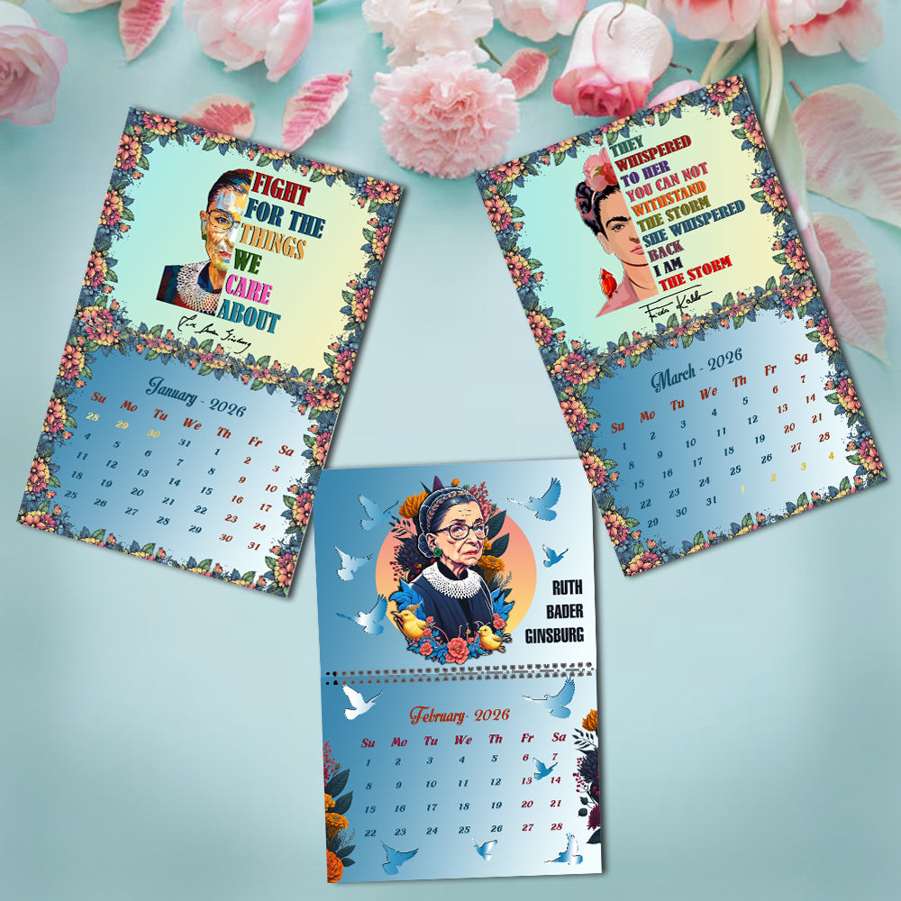 Well Behaved Women Rarely Make History 2026 Wall Calendar