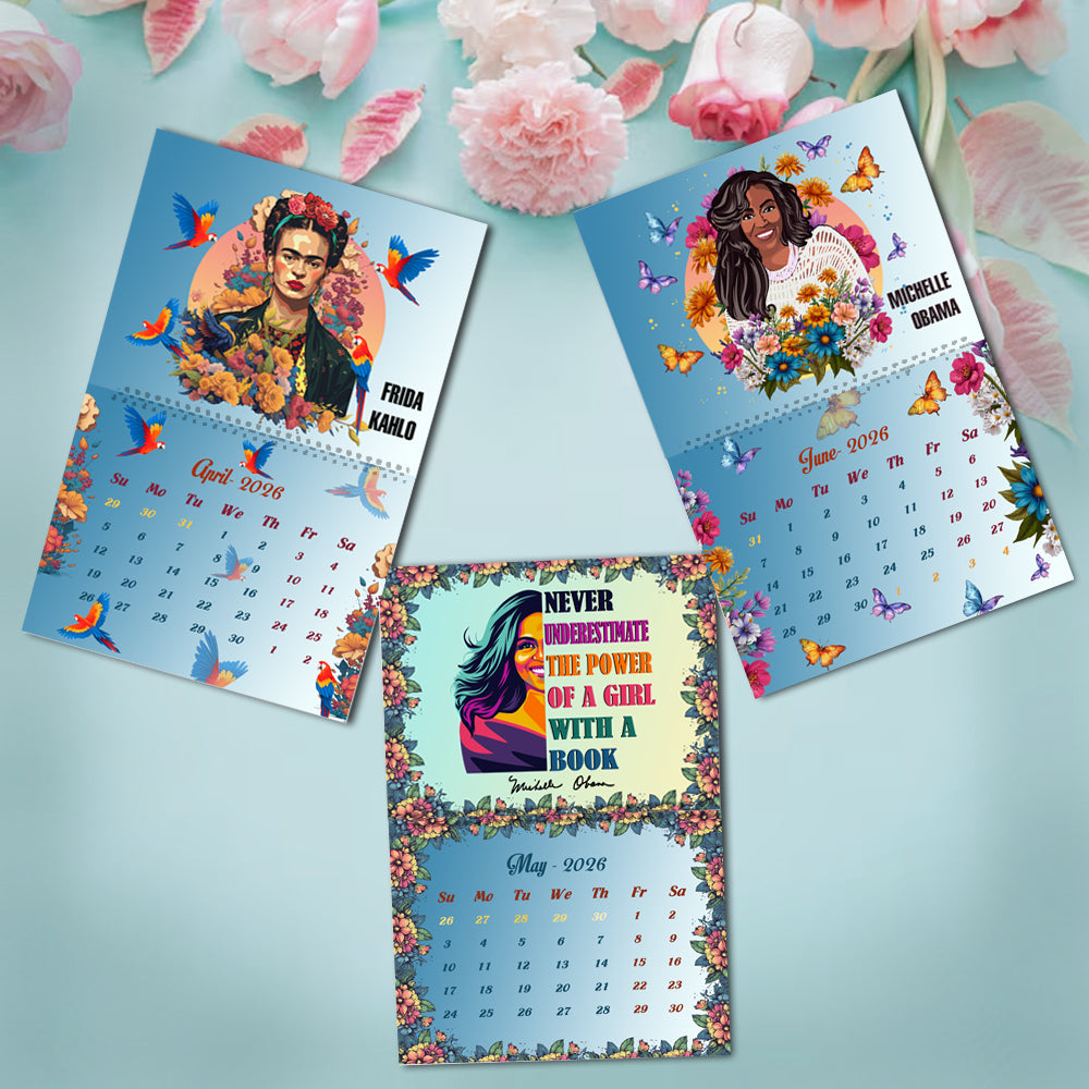 Well Behaved Women Rarely Make History 2026 Wall Calendar