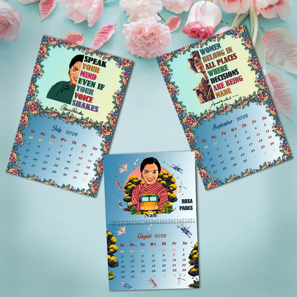 Well Behaved Women Rarely Make History 2026 Wall Calendar