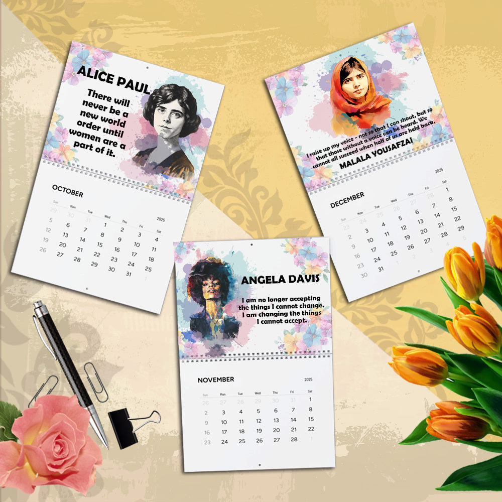 Feminist Wall Calendar 2025 Women Speak Store