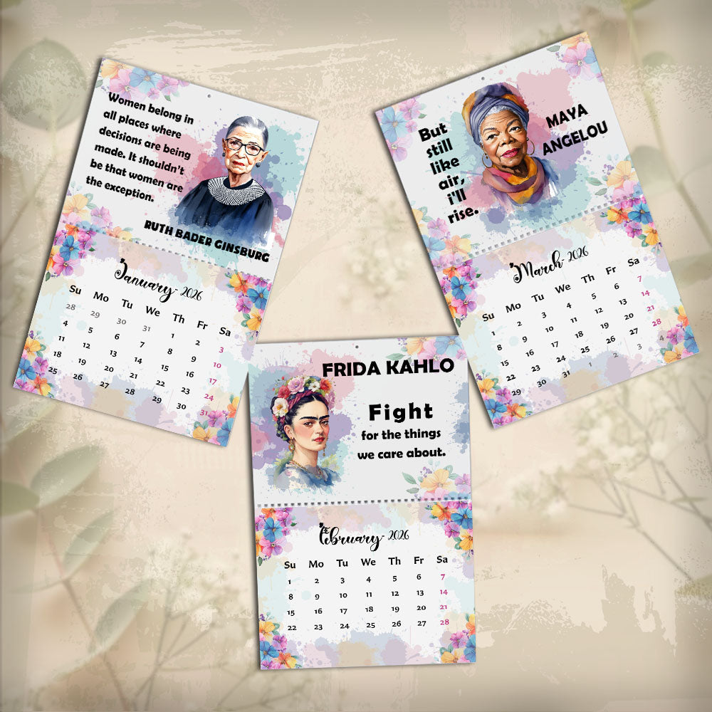 2026 Inspirational Women Wall Calendar