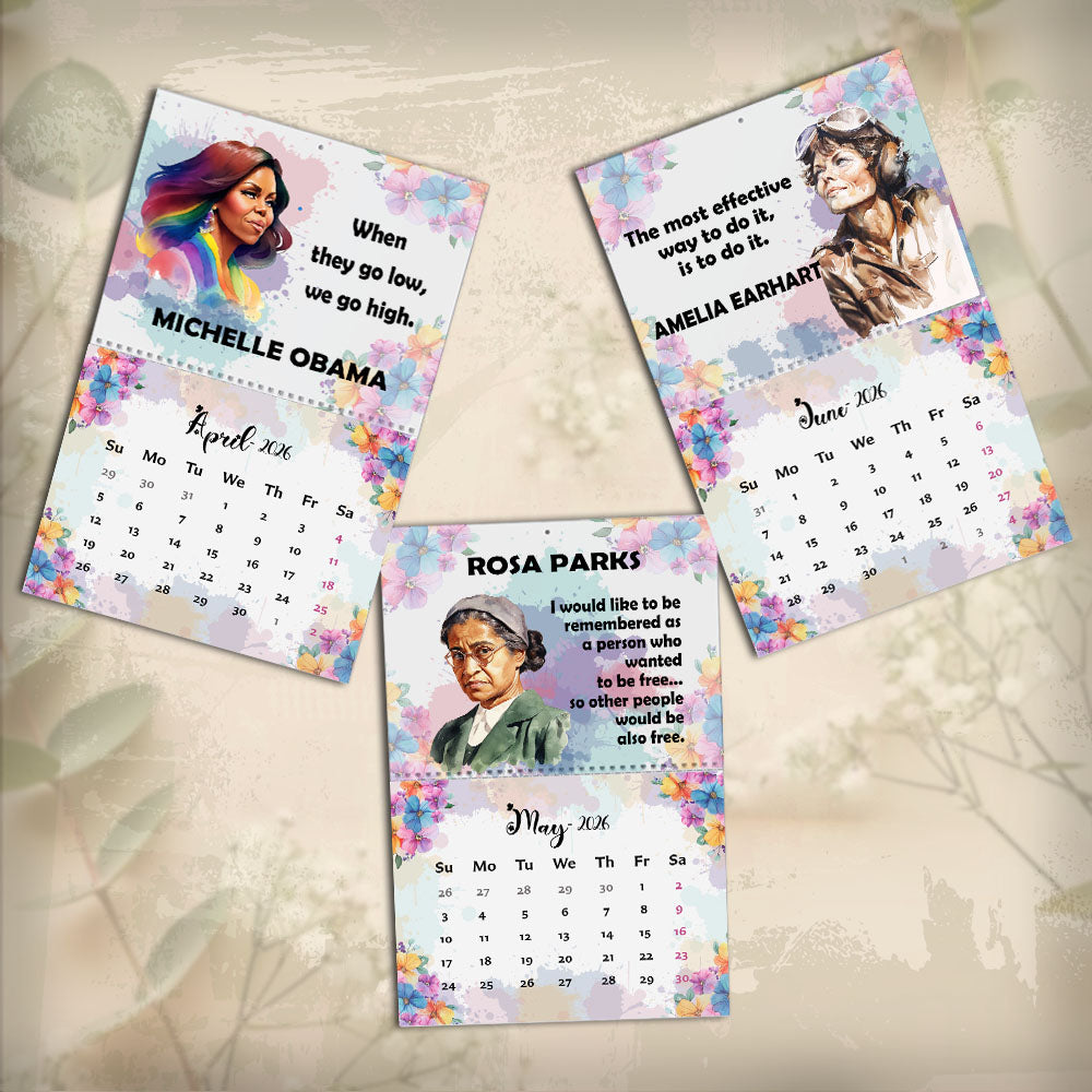 2026 Inspirational Women Wall Calendar