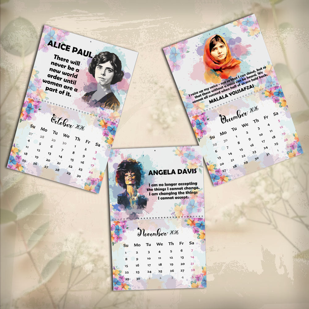 2026 Inspirational Women Wall Calendar