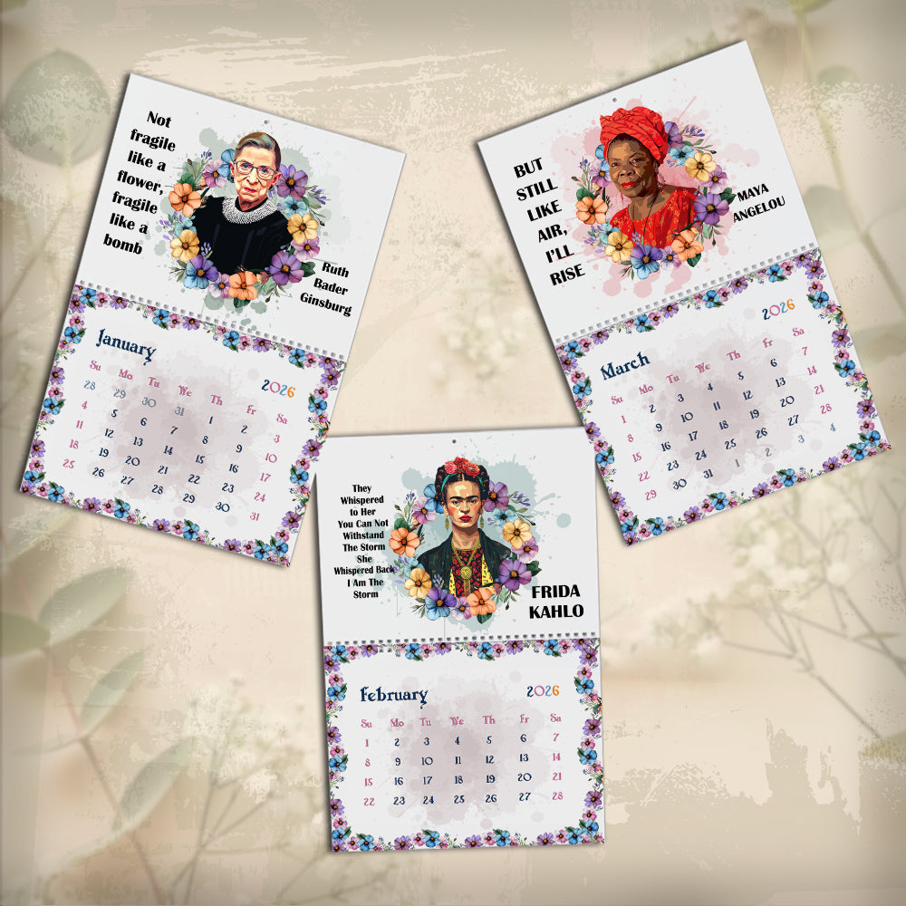 Inspirational Women Leaders 2026 Wall Calendar