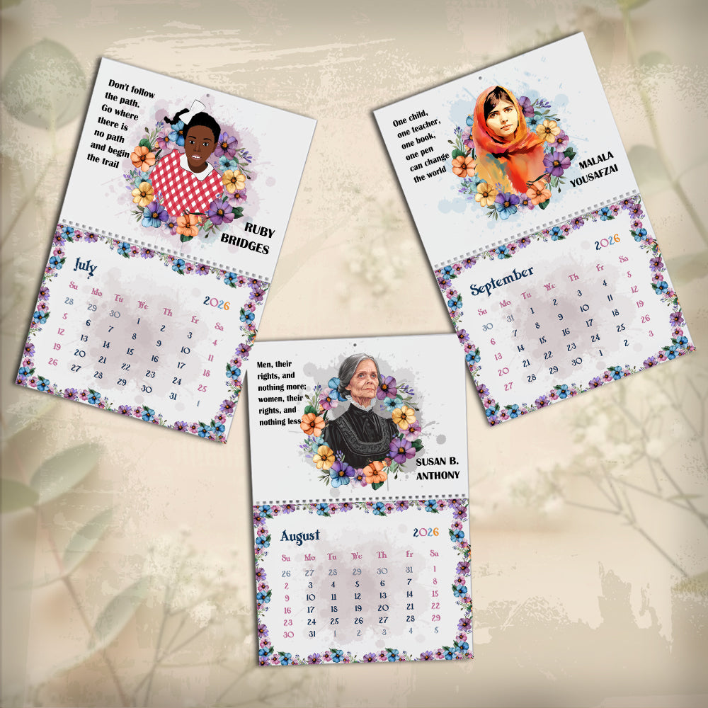 Inspirational Women Leaders 2026 Wall Calendar