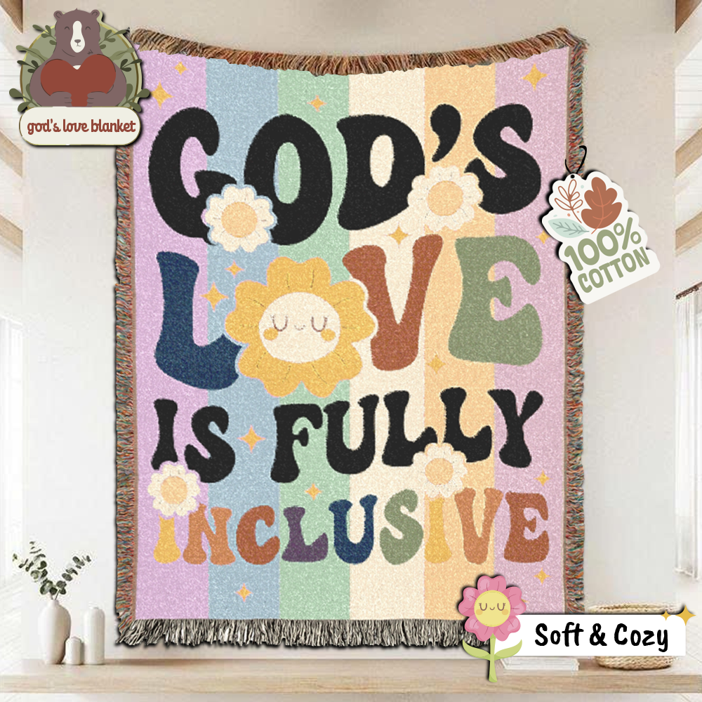 God’s Love Inclusive Woven Blanket