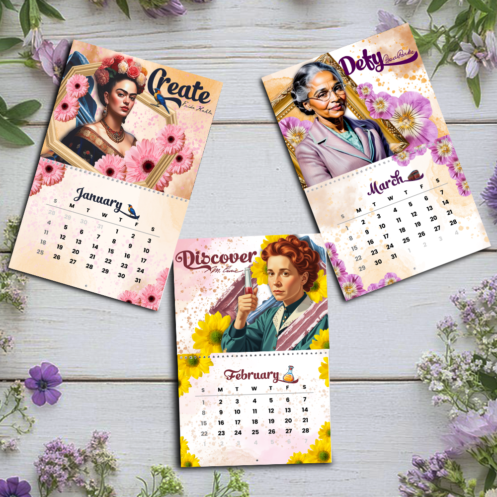 2026 Well Behaved Women Seldom Make History Wall Calendar