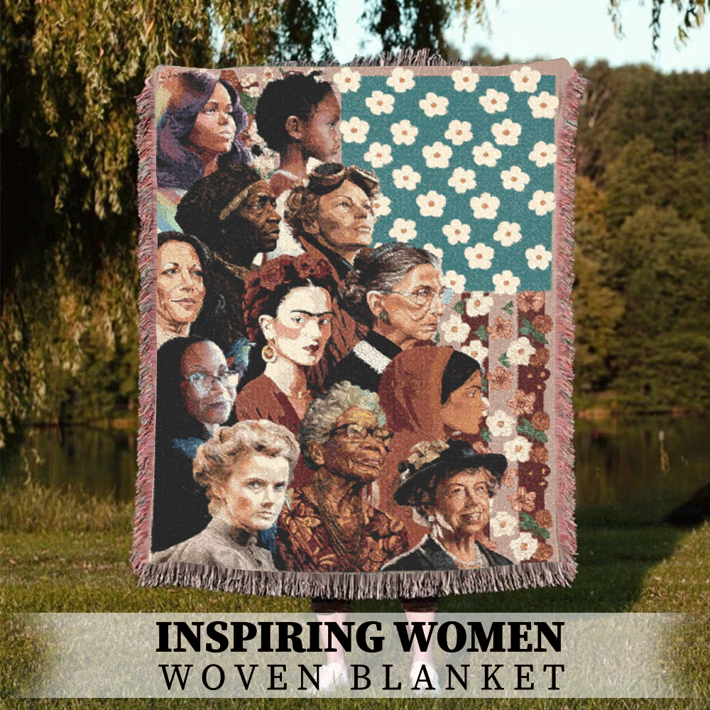 Inspiring Women Woven Portrait Blanket