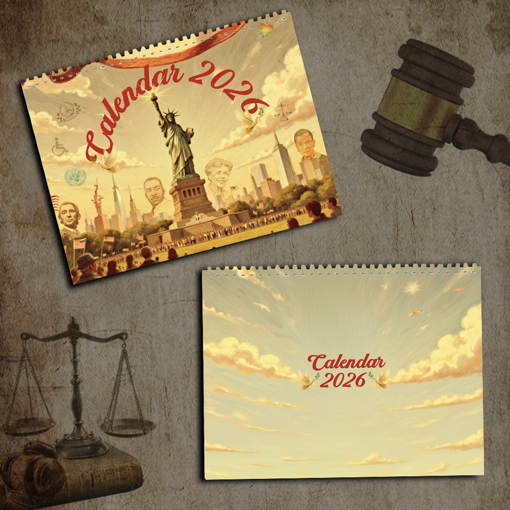 Voices Of Freedom 2026 Wall Calendar