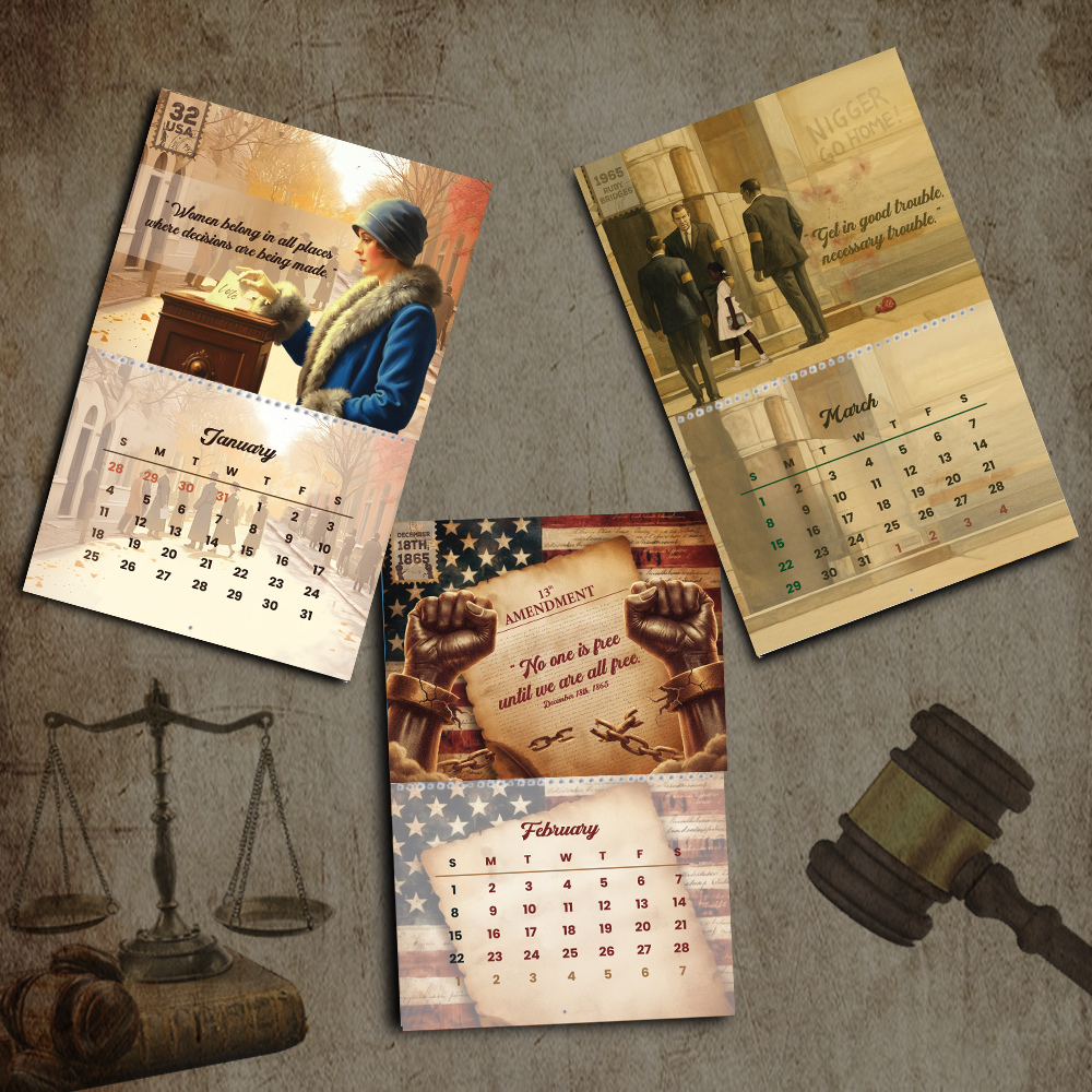 Voices Of Freedom 2026 Wall Calendar