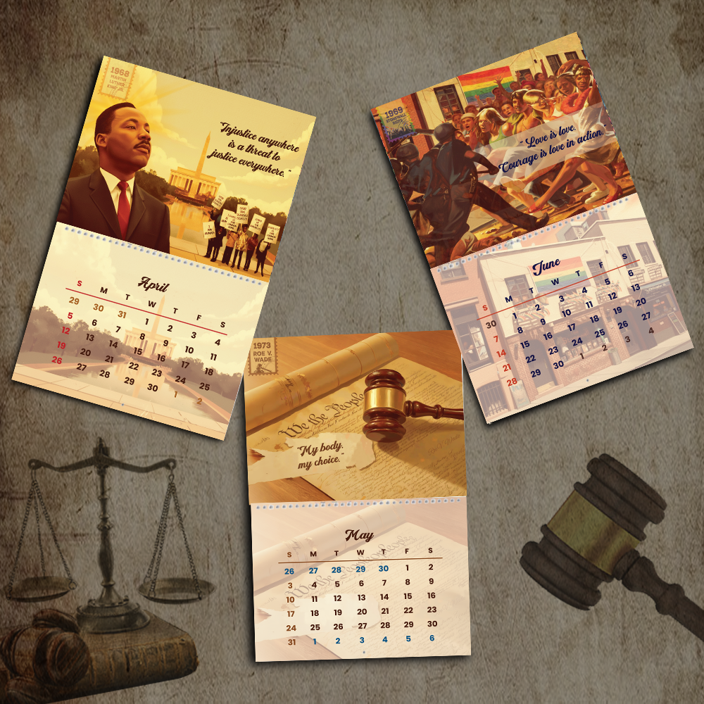 Voices Of Freedom 2026 Wall Calendar