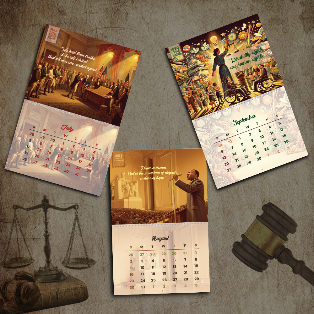 Voices Of Freedom 2026 Wall Calendar
