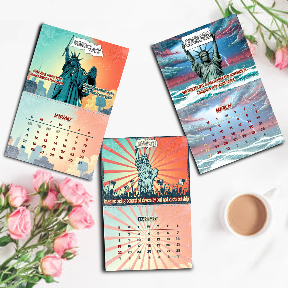 The Liberty No Kings Wall Calendar 2026