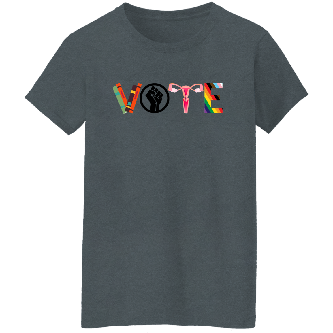 VOTE T-Shirt | Banned Books Tee, Reproductive Rights Tee, BLM T-Shirt, LGBTQ Progress tee, Political Activism T-Shirt, Roe v Wade Shirt