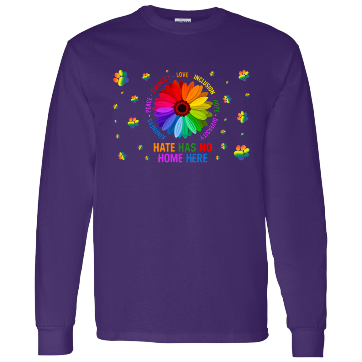 Kindness peace equality love inclusion hope dog shirt