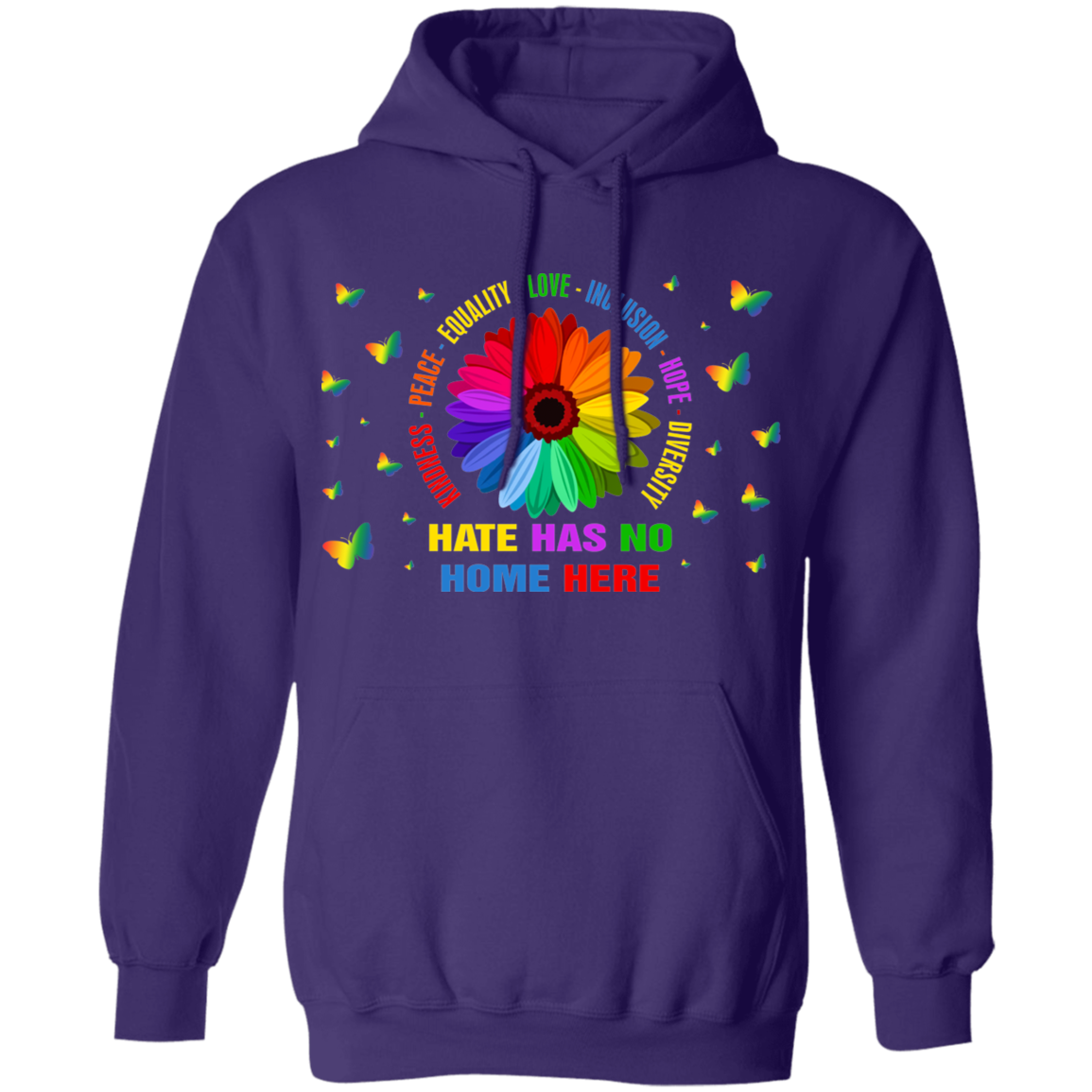 Hate has no home here Pullover Hoodie