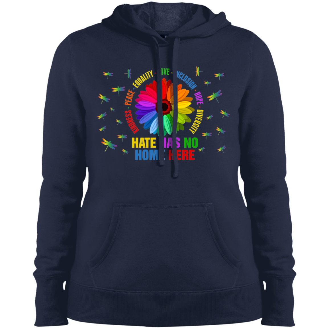 Hate has no home here dragonfly