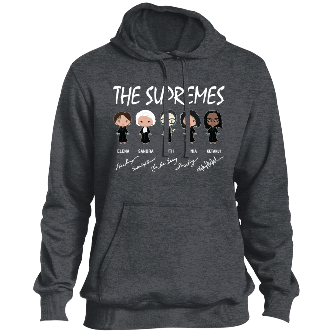 The Supremes Ketanji Brown Jackson RBG Sotomayor Chibi Signature ST254 Pullover Hoodie