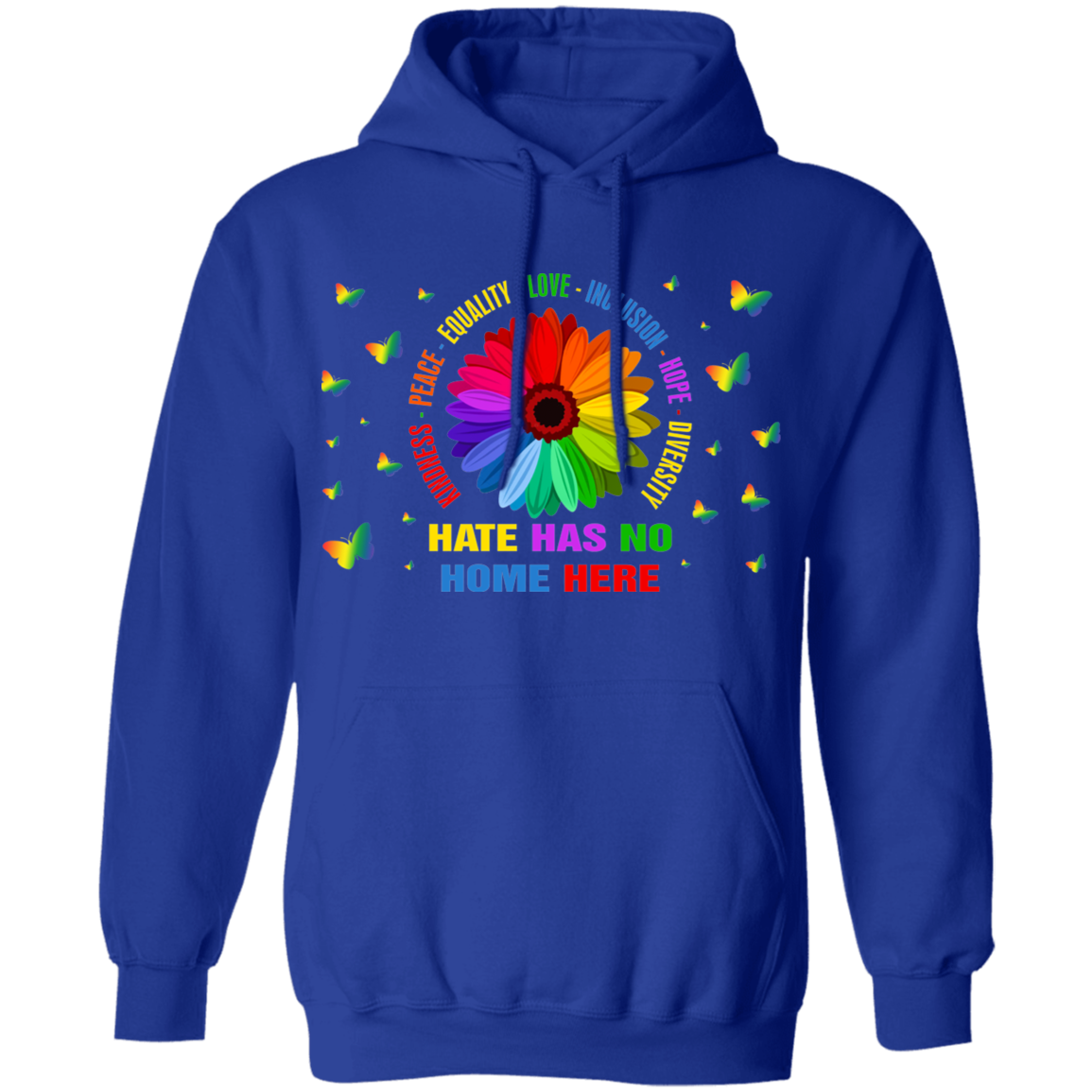 Hate has no home here Pullover Hoodie
