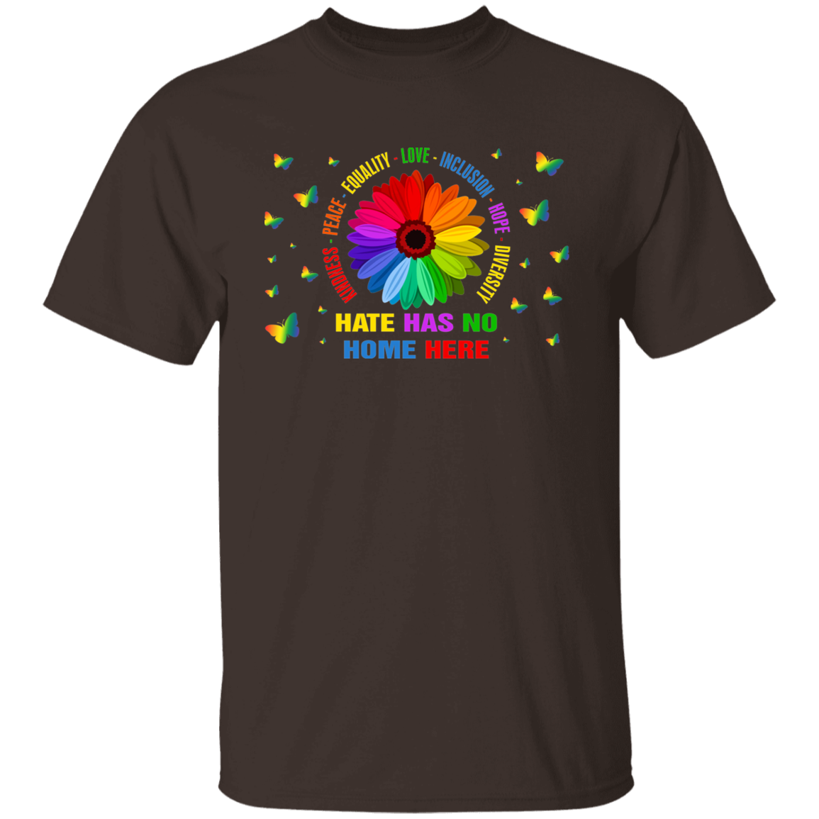 Hate has no home here butterfly shirt