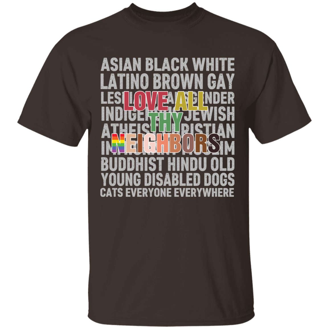Love Thy Neighbor Black Lives Matter Shirt