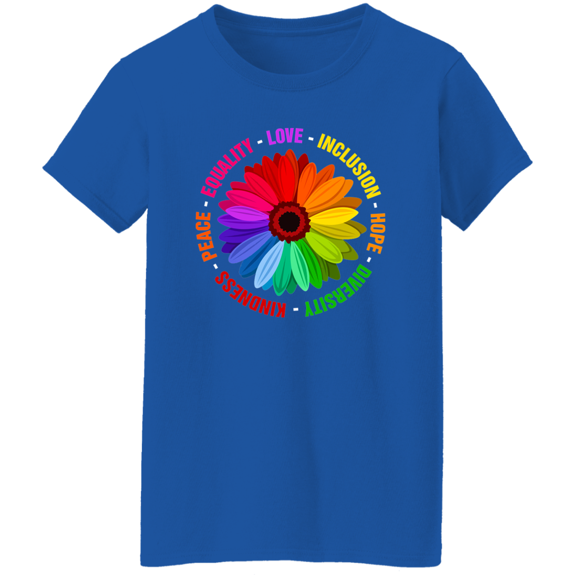 Kindness Peace Equality Love Inclusion Hope Diversity Shirt