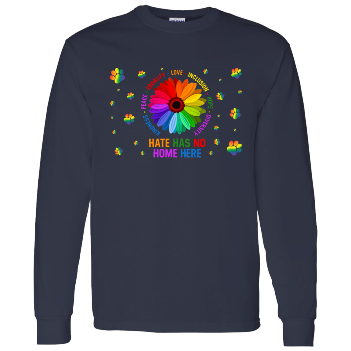 Kindness peace equality love inclusion hope dog shirt