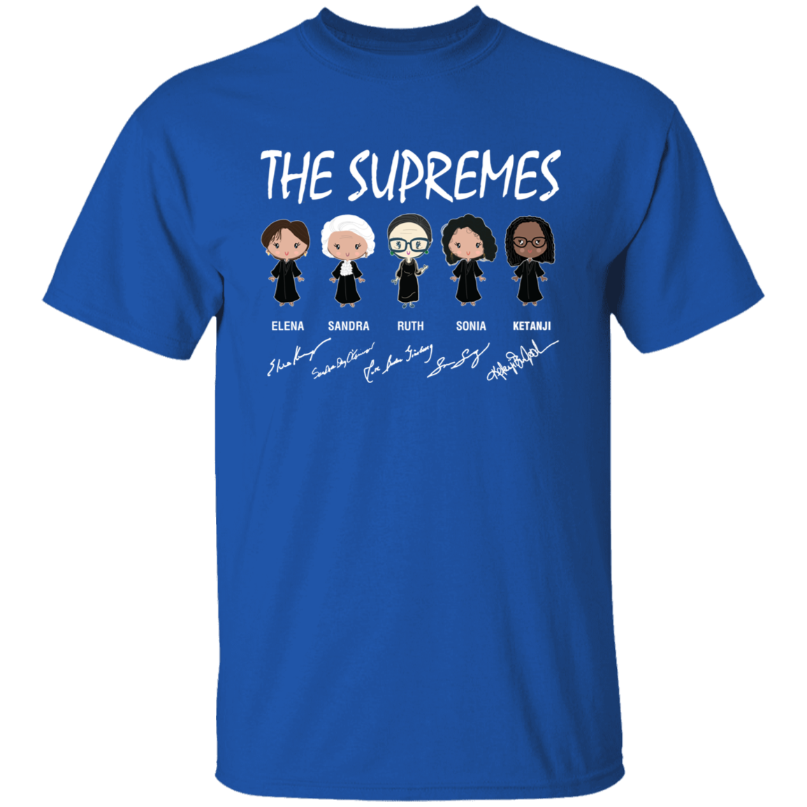 The Supremes Ketanji Brown Jackson RBG Sotomayor Chibi Signature Shirt