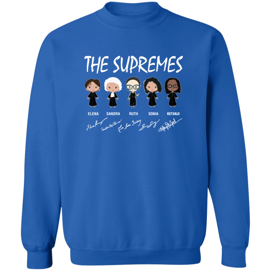 The Supremes Ketanji Brown Jackson RBG Sotomayor Chibi Signature