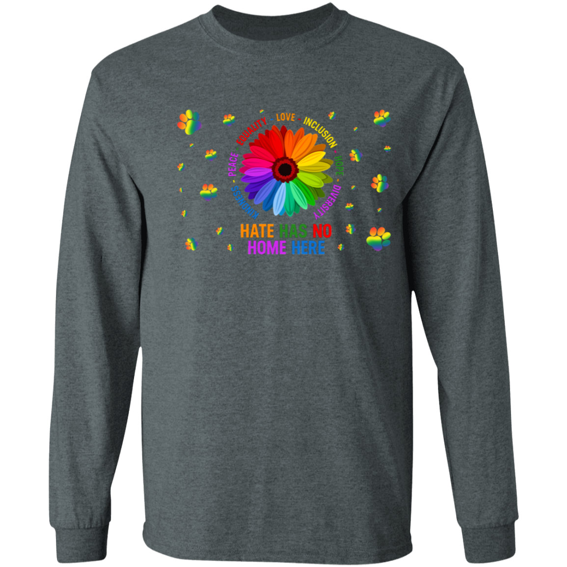 Kindness peace equality love inclusion hope dog shirt