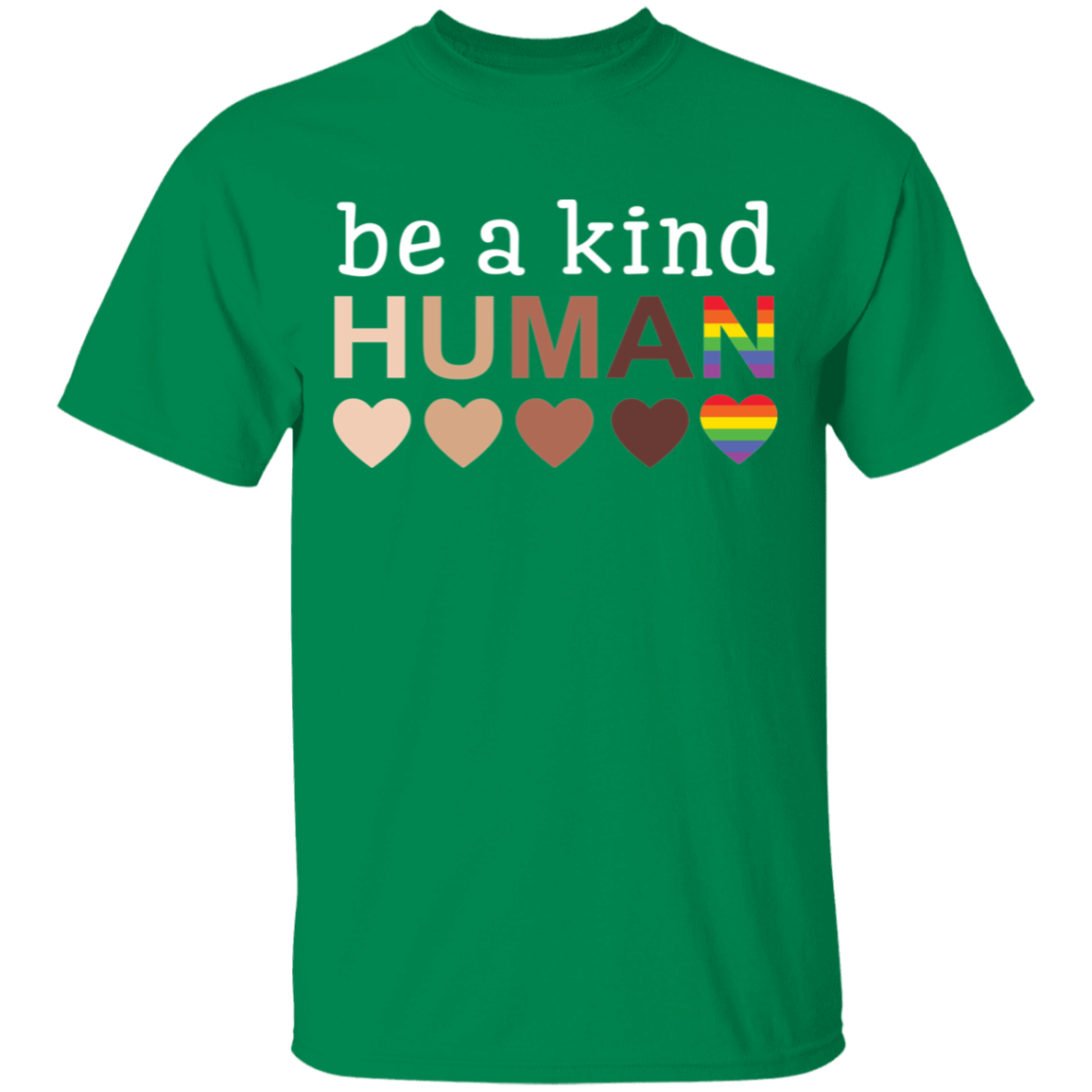 Wospe Shirt with Text Be A Kind Human