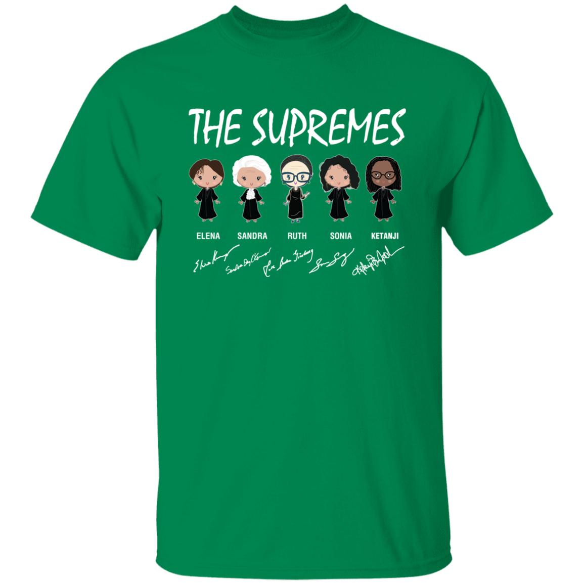 The Supremes Ketanji Brown Jackson RBG Sotomayor Chibi Signature Shirt
