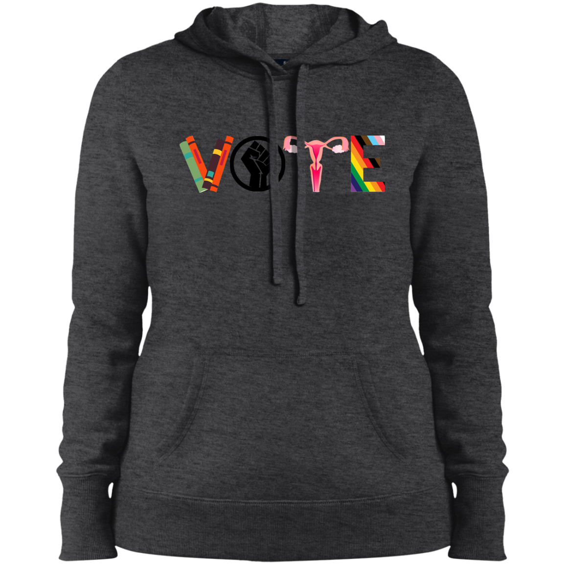 Ladies clearance pullover hoodie