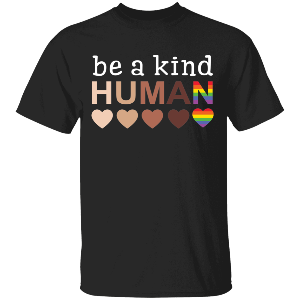 Wospe Shirt with Text Be A Kind Human
