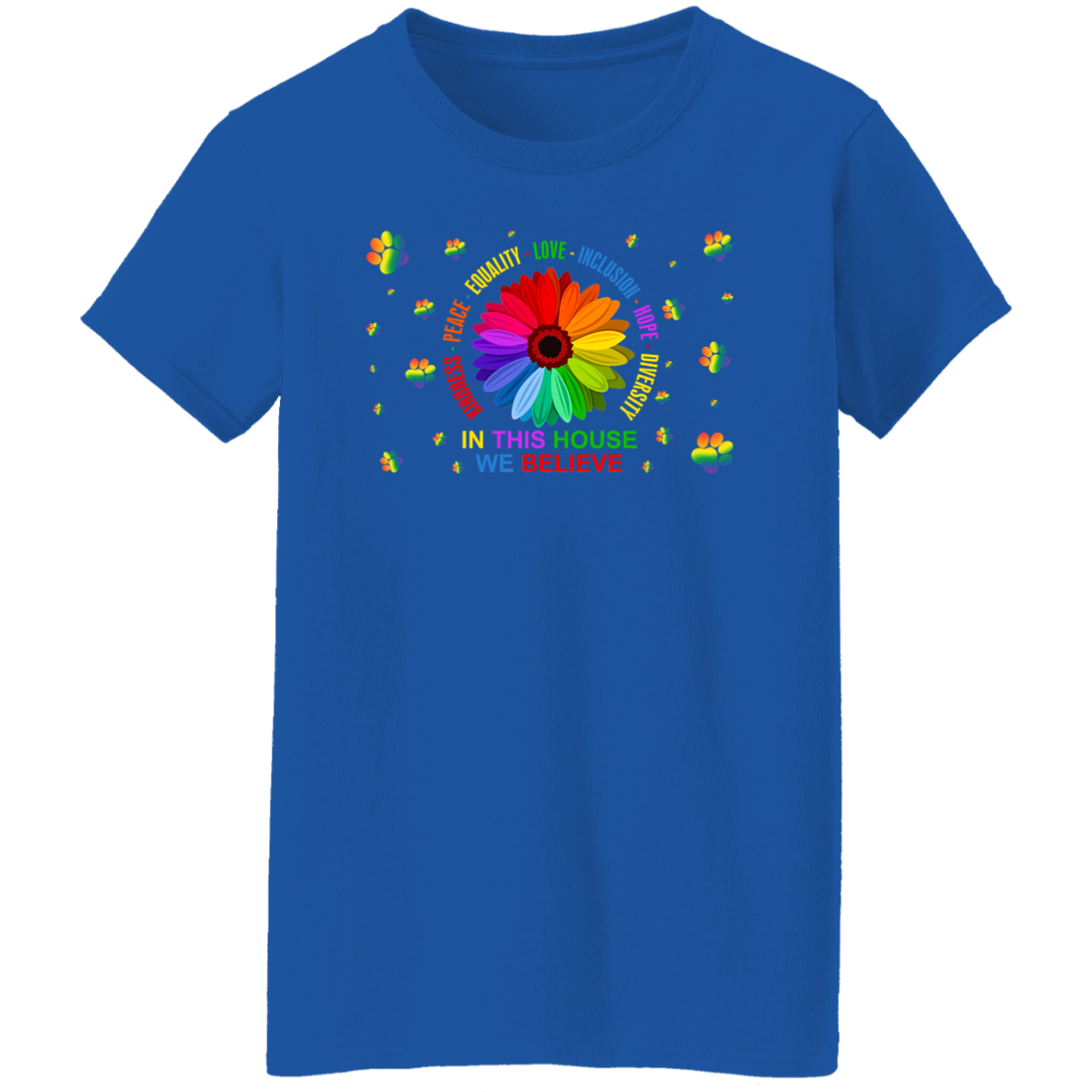 In this house we believe dog shirt