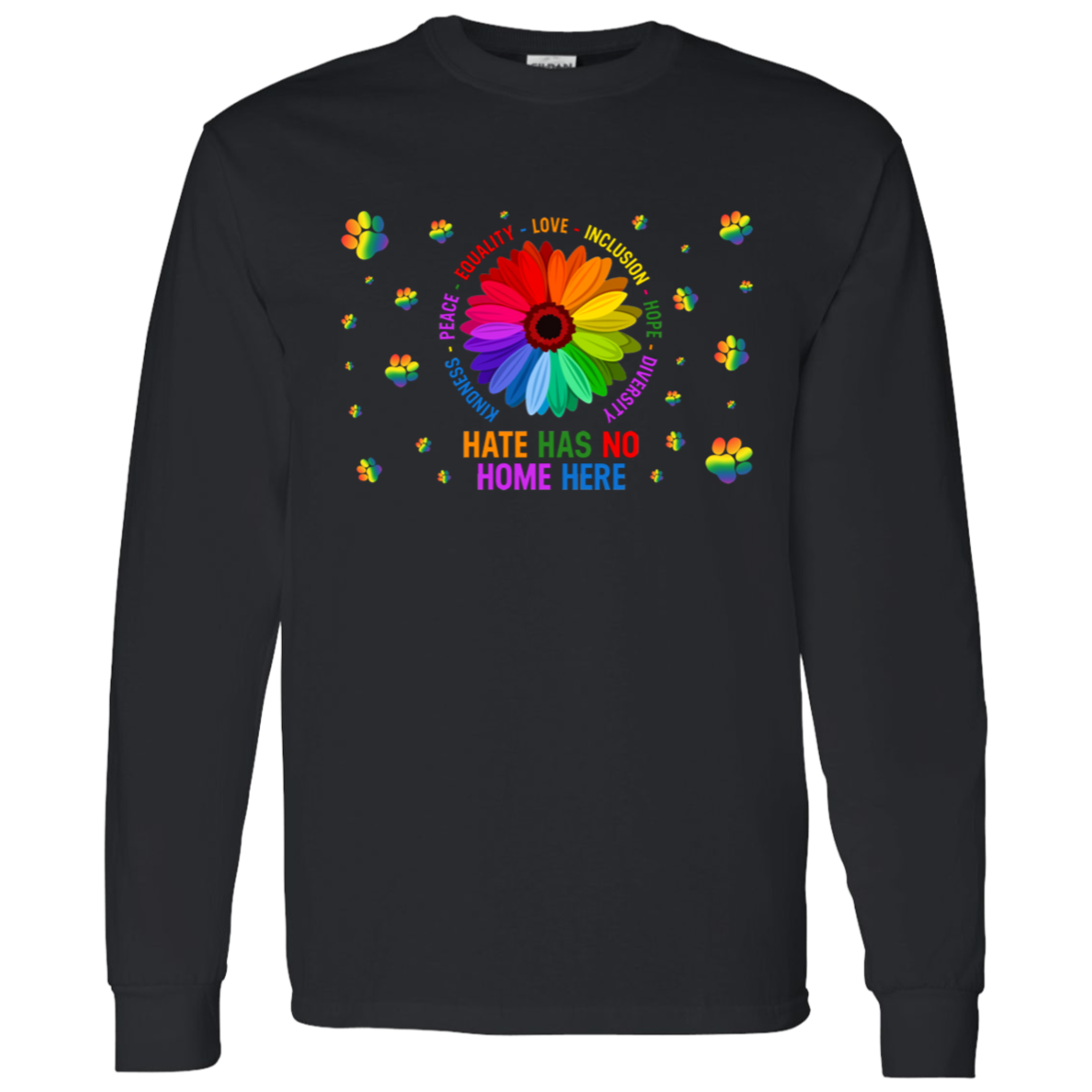 Kindness peace equality love inclusion hope dog shirt