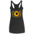 Hate has no home here sunflower Ladies' Triblend Racerback Tank