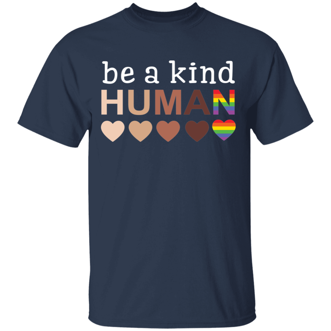 Wospe Shirt with Text Be A Kind Human